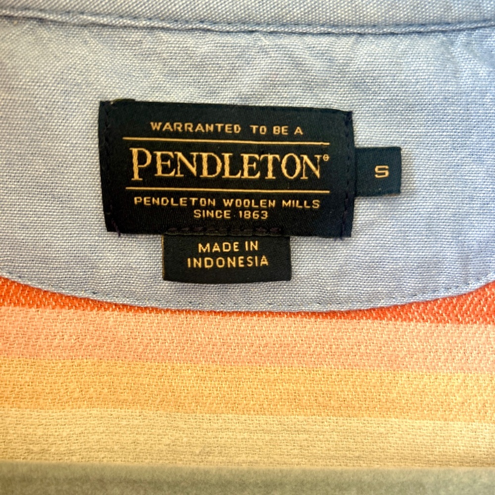 Pendleton Cozy Cotton Pullover – Size Small - image 3